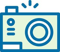 Compact Camera Flat Icon vector