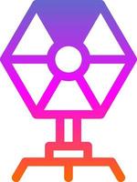 Camera Reflector Flat Icon vector