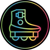 Roller Skating Vector Icon Design