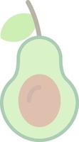 Avocado Vector Icon Design