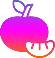 Tangerine Vector Icon Design