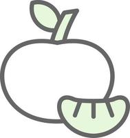 Tangerine Vector Icon Design