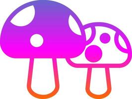 Mushroom Vector Icon Design