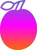 Plum Vector Icon Design