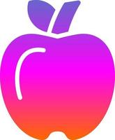 diseño de icono de vector de manzana