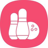 Bowling Vector Icon Design