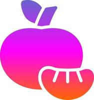 Tangerine Vector Icon Design