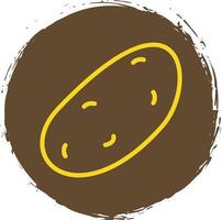 Potato Vector Icon Design