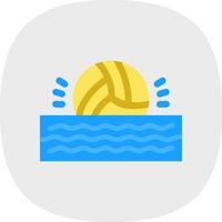 Waterpolo Vector Icon Design