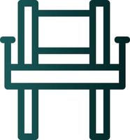 Director Chair Vector Icon Design