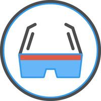 3d Glasses Vector Icon Design