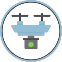 Camera Drone Vector Icon Design