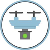 Camera Drone Vector Icon Design