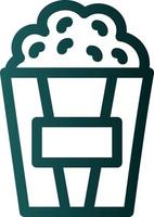 Popcorn Vector Icon Design