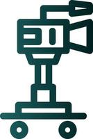 Camera Dolly Vector Icon Design