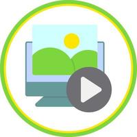 Motion Graphics Vector Icon Design