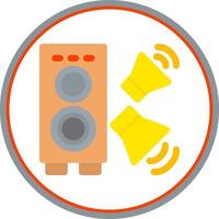 Loudspeaker Vector Icon Design