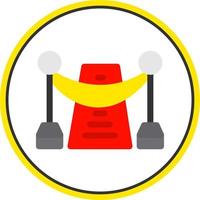 Red Carpet Vector Icon Design