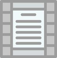 Screenwriting Vector Icon Design