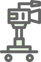 Camera Dolly Vector Icon Design