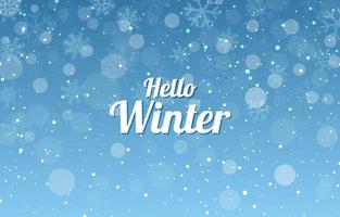 Snow Winter Background vector