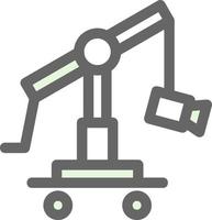 Camera Crane Vector Icon Design