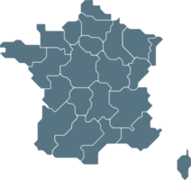 schema disegno di Francia carta geografica. png