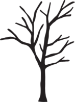 semplicità morto albero a mano libera disegno. png