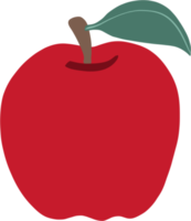 simplicity apple freehand drawing flat design. png