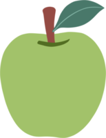 Einfachheit Apple Freihandzeichnen flaches Design. png