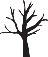 semplicità morto albero a mano libera disegno. png