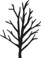 eenvoud dood boom uit de vrije hand tekening. png