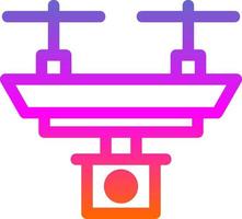 Camera Drone Vector Icon Design