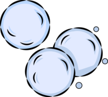 bolas de neve definem elemento de design de neve de inverno png