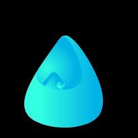 Drop of water vector