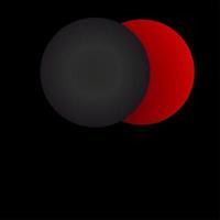 A red sphere vector