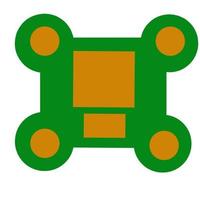 A train icon vector