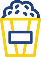 Popcorn Vector Icon Design