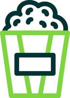 Popcorn Vector Icon Design