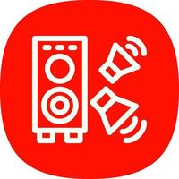 Loudspeaker Vector Icon Design