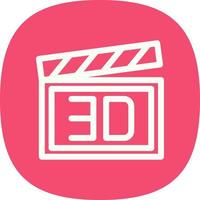 3d Film Vector Icon Design