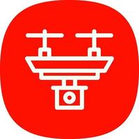 Camera Drone Vector Icon Design