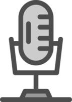 Voiceover Vector Icon Design