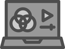 Film Color Correction Vector Icon Design