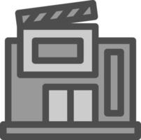 diseño de icono de vector de estudio de cine