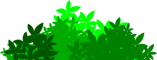 groen struik PNG