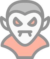 Dracula Vector Icon Design