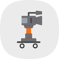 Camera Dolly Vector Icon Design