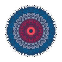 Mandala Line Template vector