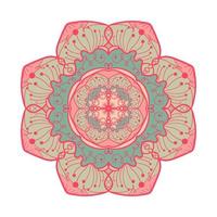 Mandala Line Template vector